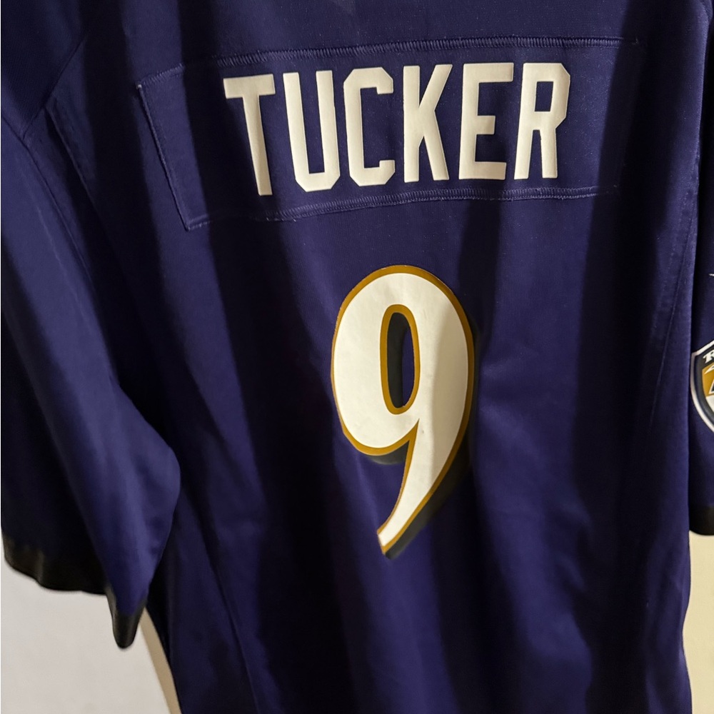 Nike BALTIMORE RAVENS On Field Jersey - Deep Purple Justin Tucker - Picture 4 of 4